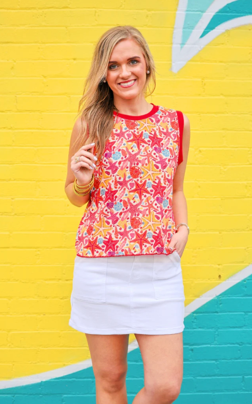 Sadie Cargo Skirt- White