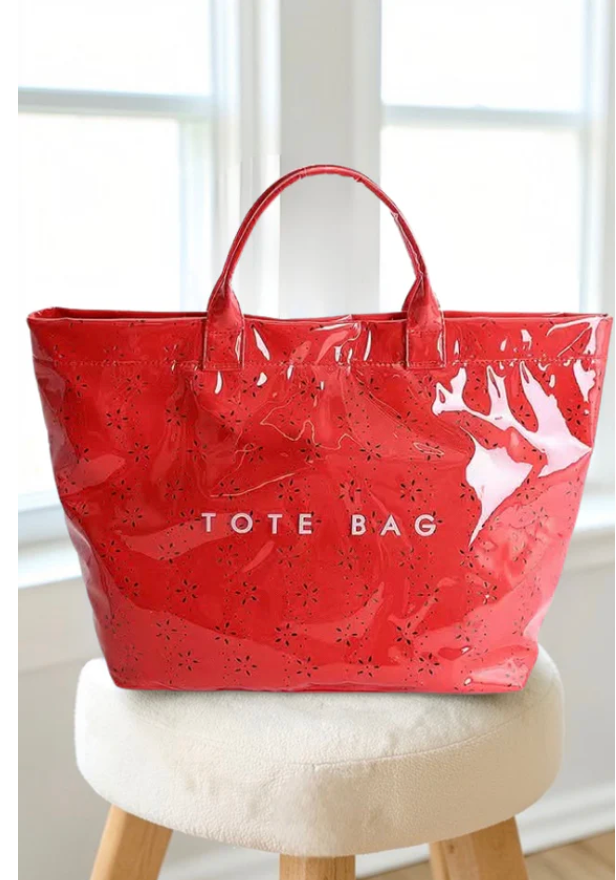 Seaside Eyelet Tote (5 colors) ETA 6/15