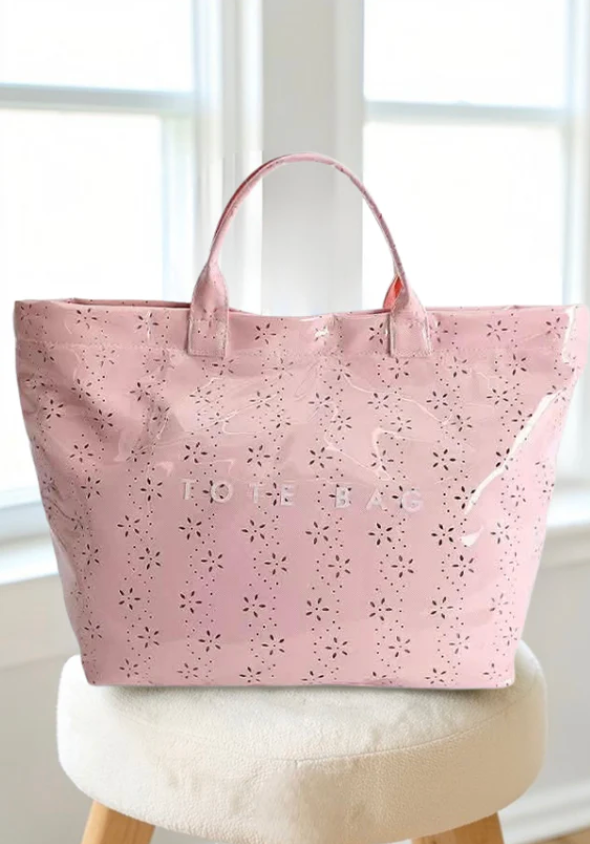 Seaside Eyelet Tote (5 colors) ETA 6/15
