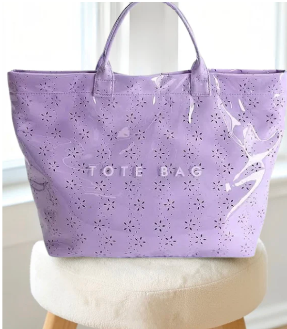 Seaside Eyelet Tote (5 colors) ETA 6/15