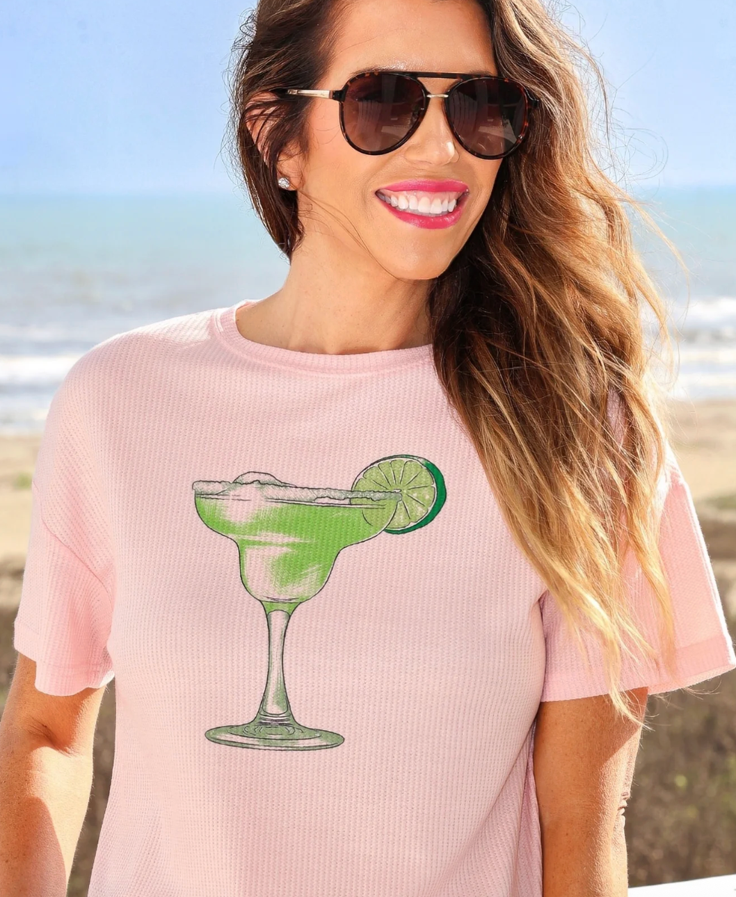 PREORDER Weekend Waffle Tee- Margarita
