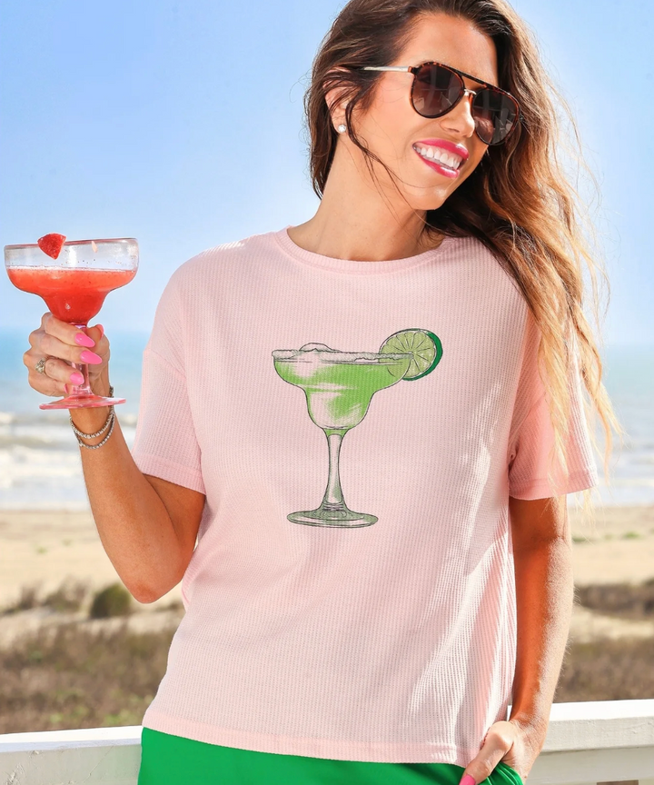 PREORDER Weekend Waffle Tee- Margarita