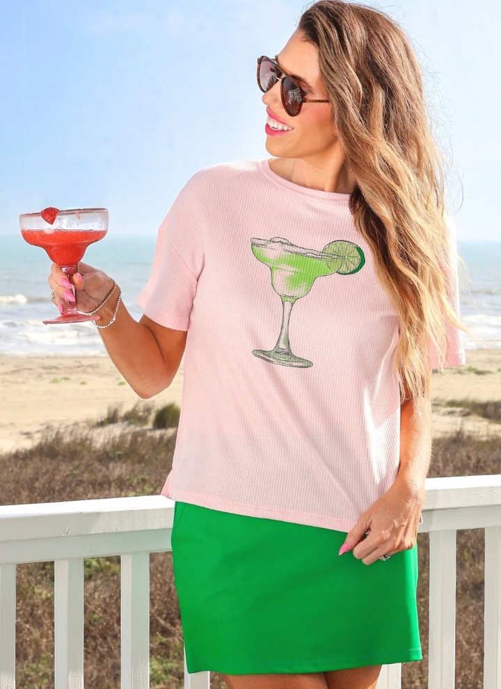PREORDER Weekend Waffle Tee- Margarita