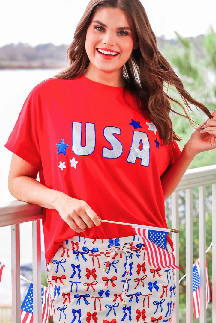 USA Foil Luxe Top