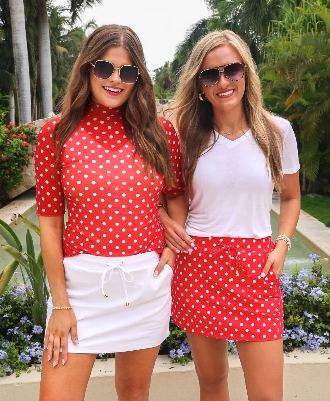 Red Polka Dot Skort
