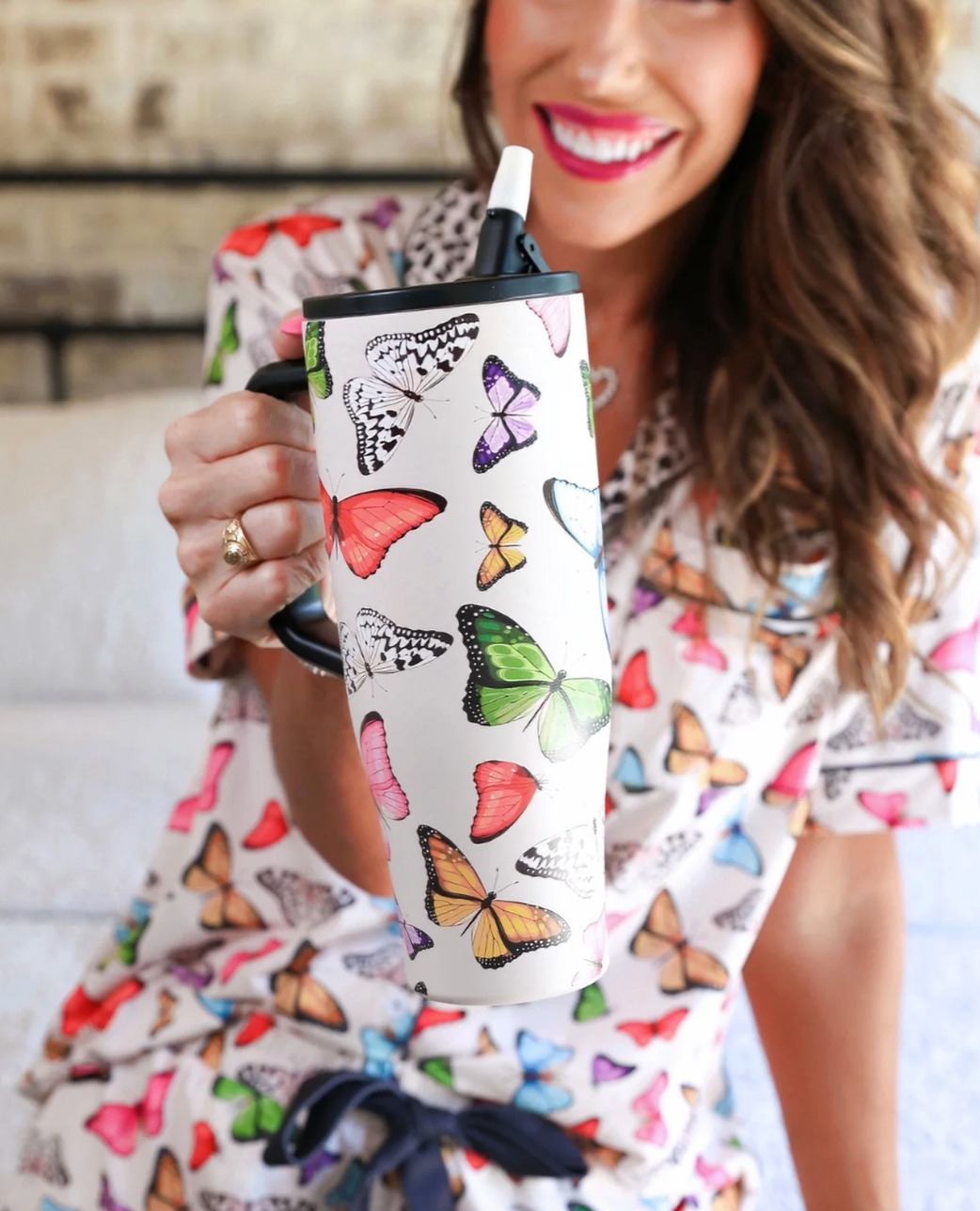 PREORDER- Butterfly Bliss Sleek Tumbler