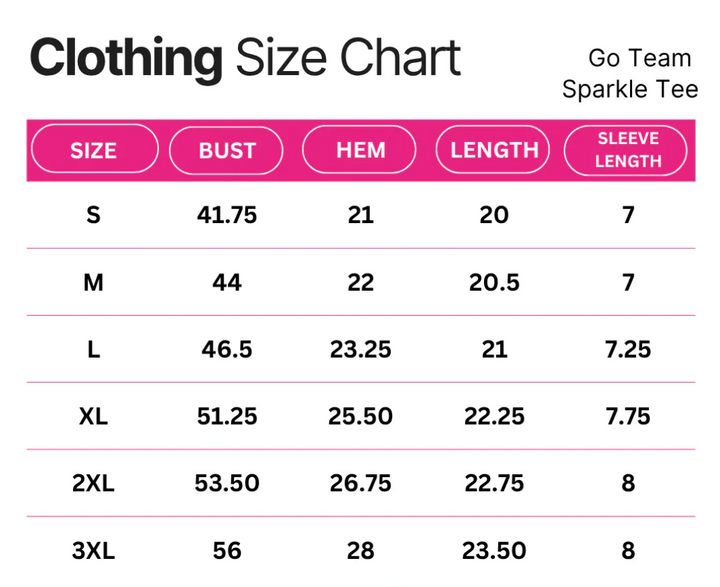 Go Team Sparkle Tee