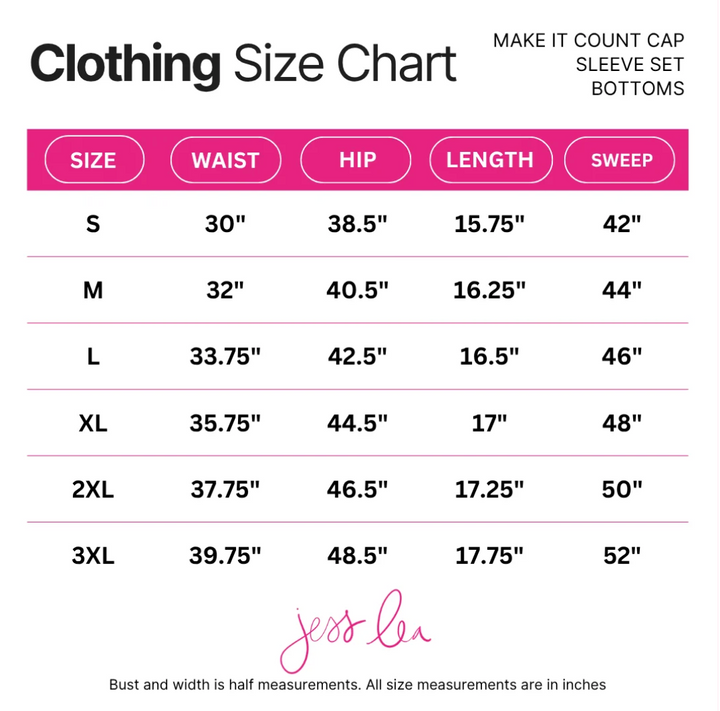 Make It Count Cap Sleeve Set Black