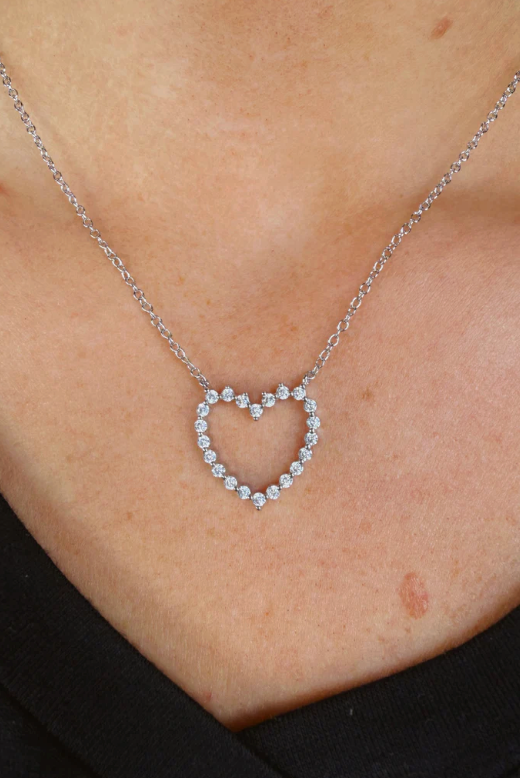 Jessica Signature Heart Pendant Necklace (2 colors)