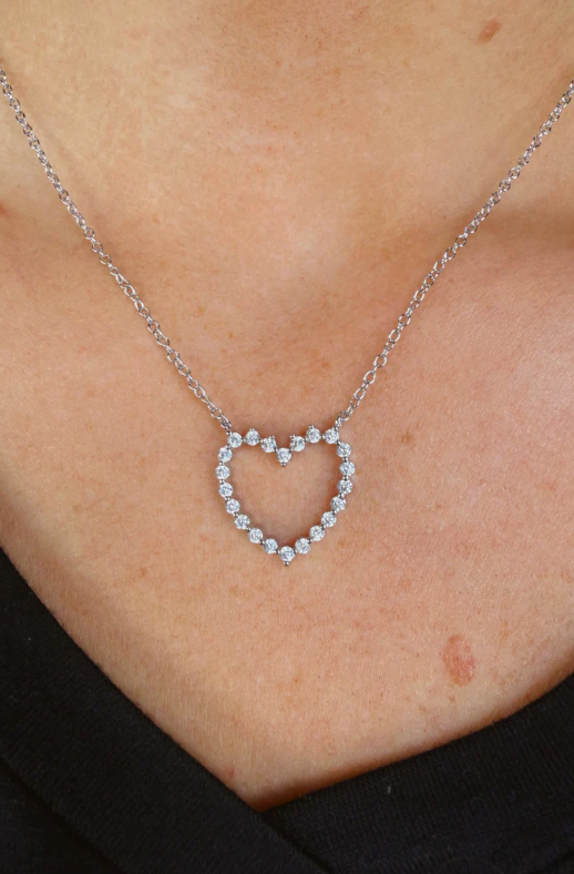 Jessica Signature Heart Pendant Necklace (2 colors)