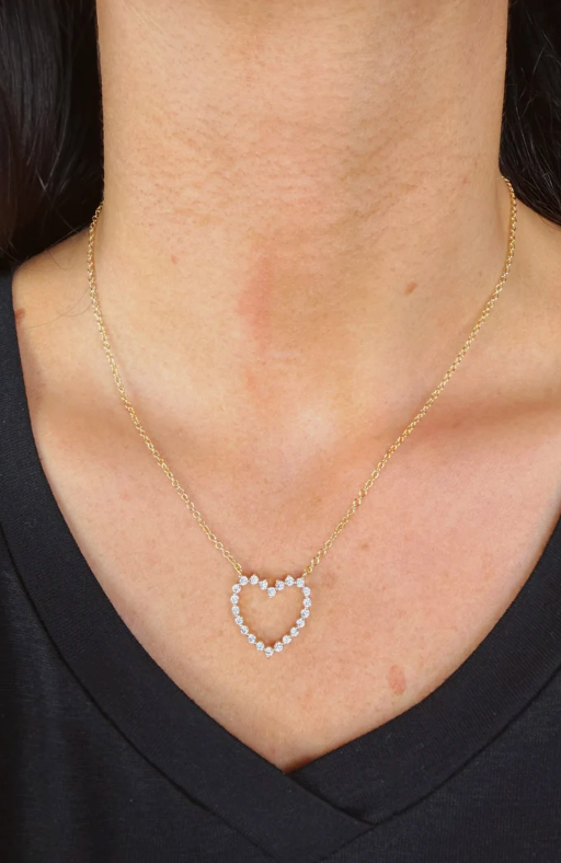 Jessica Signature Heart Pendant Necklace (2 colors)