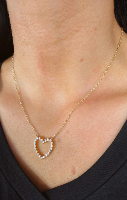 Jessica Signature Heart Pendant Necklace (2 colors)