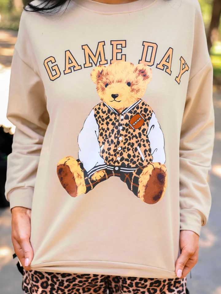 Benny The Bear Game Day Pullover
