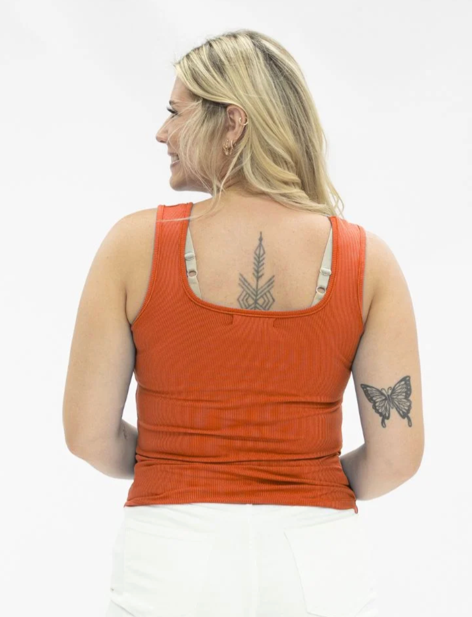 Bella Tank Top Orange