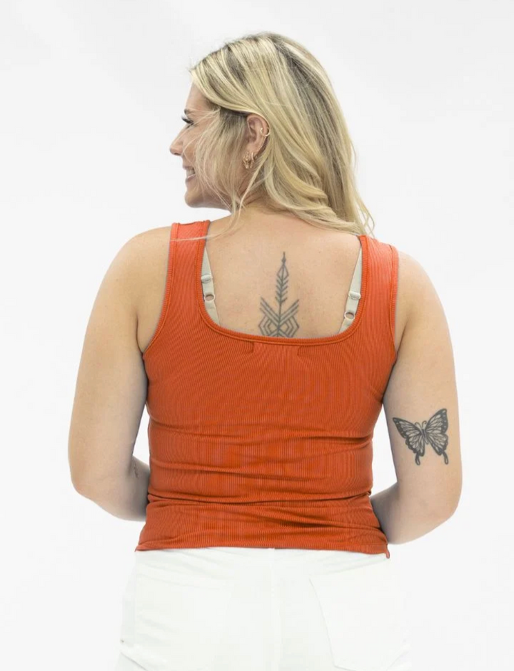 Bella Tank Top Orange