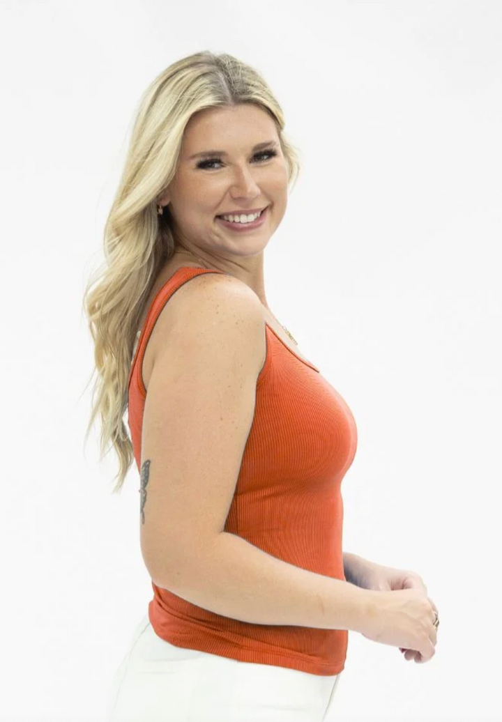 Bella Tank Top Orange