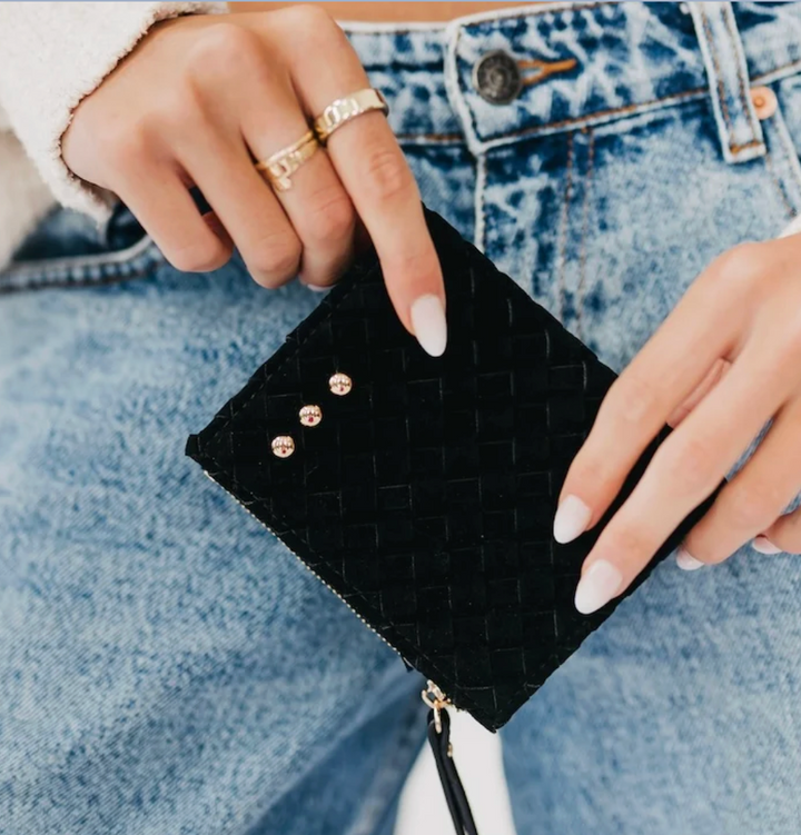 Kat Suede Wallet