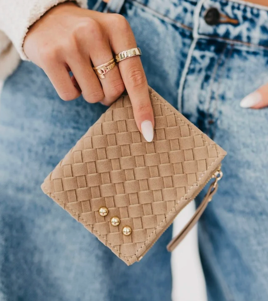 Kat Suede Wallet