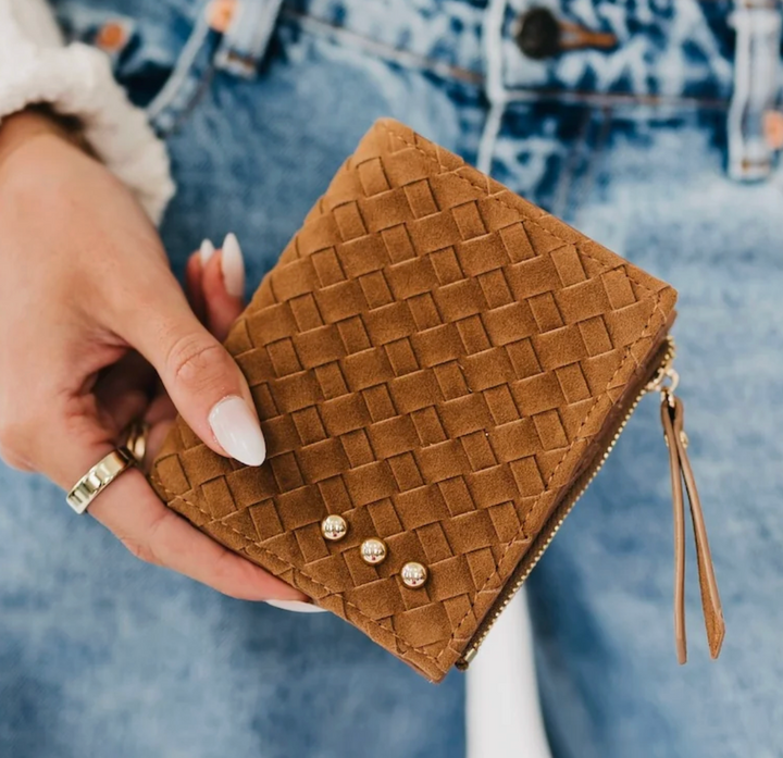 Kat Suede Wallet