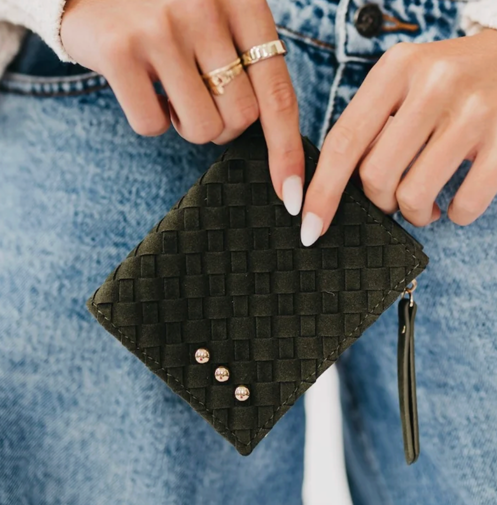 Kat Suede Wallet