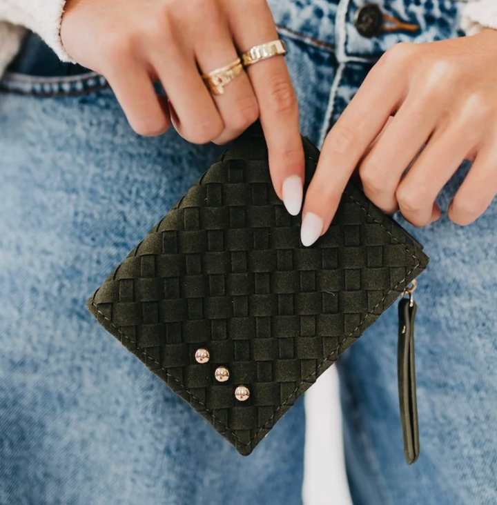 Kat Suede Wallet