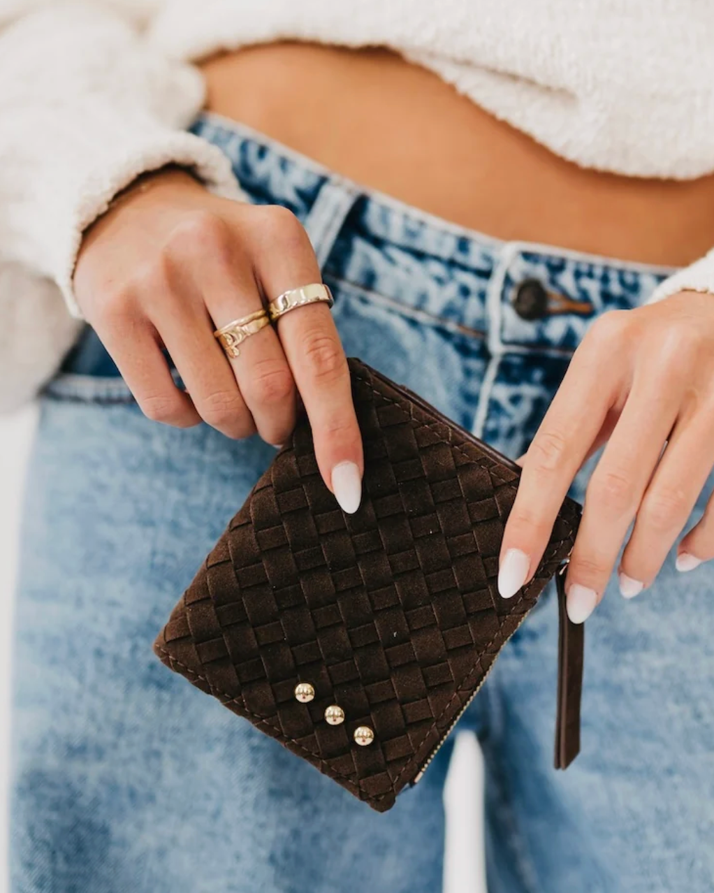 Kat Suede Wallet