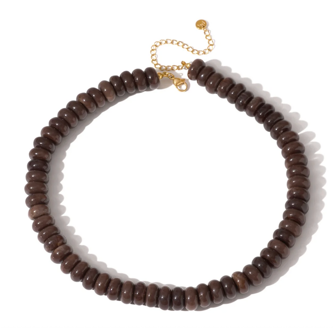Dana Donut Bead Necklace
