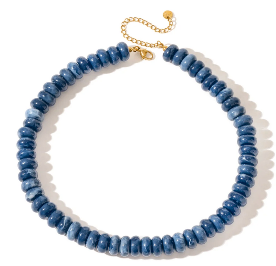Dana Donut Bead Necklace