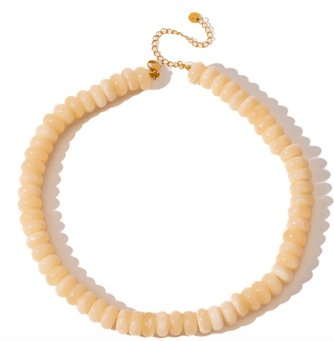 Dana Donut Bead Necklace