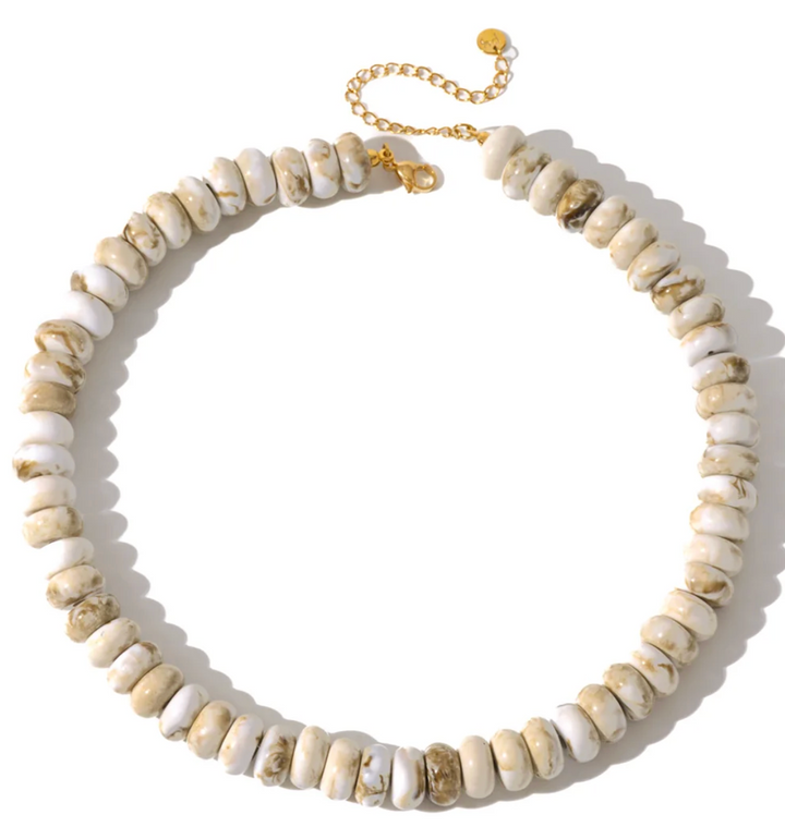 Dana Donut Bead Necklace