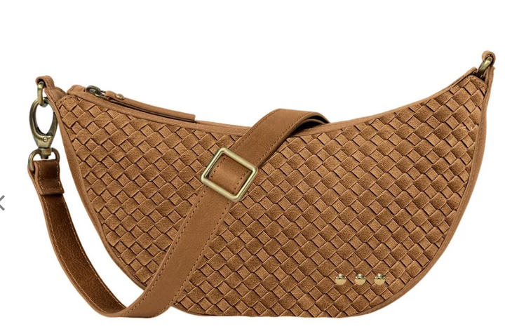 Paige Suede Woven Crossbody