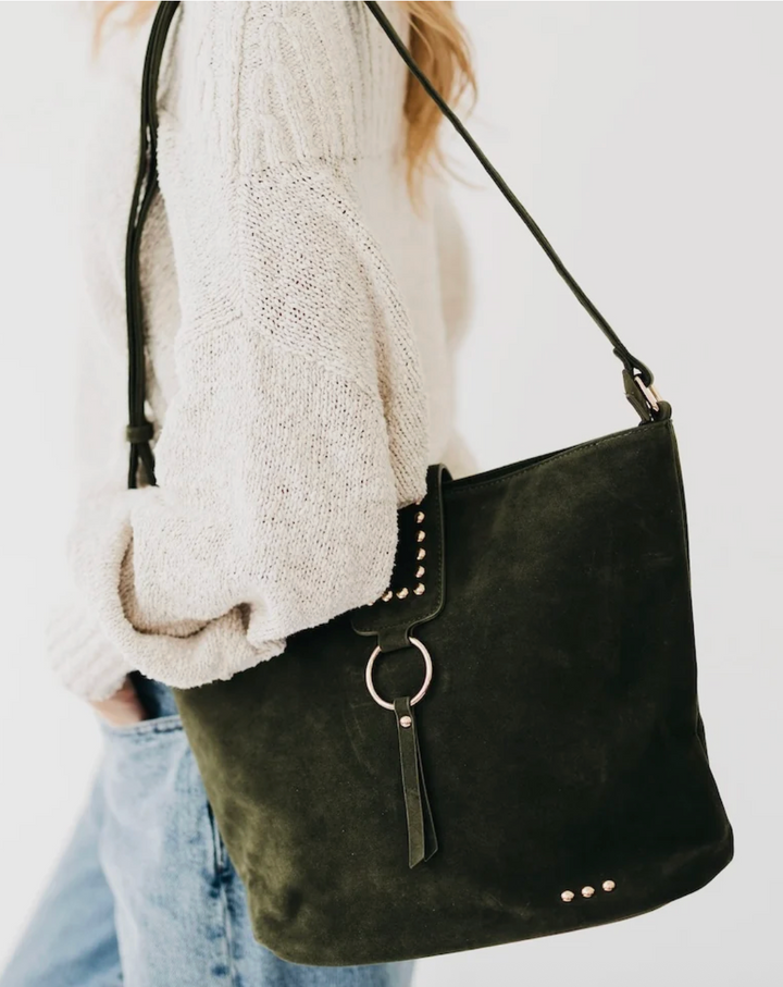 Rosemary Suede Bucket Bag