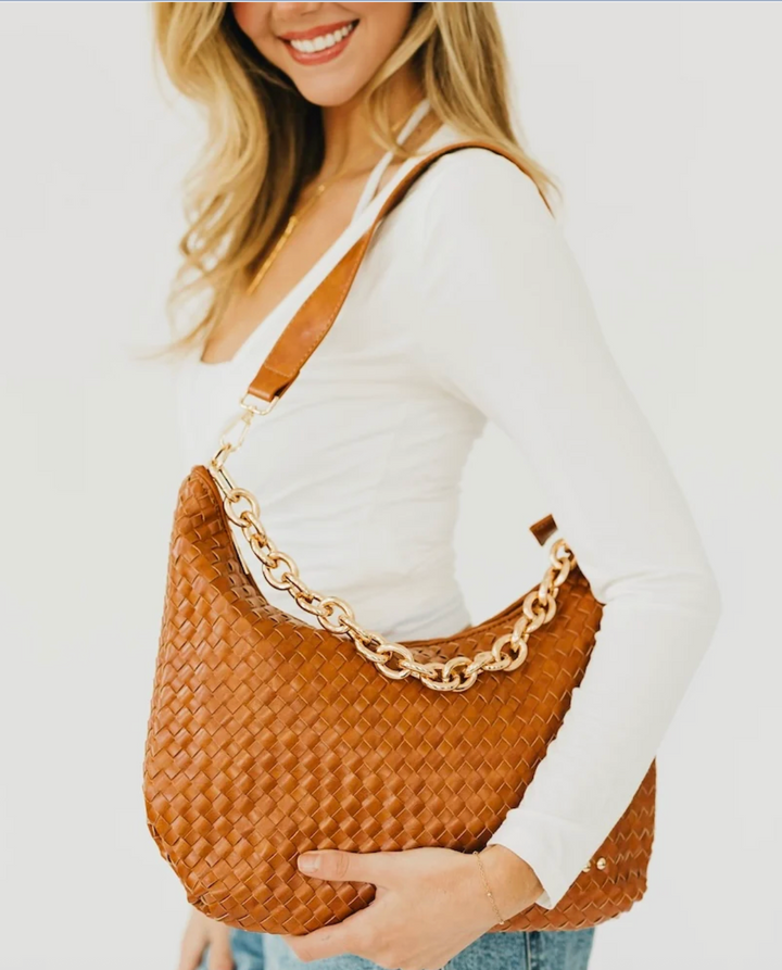 Sienna Slouchy Woven Shoulder Bag