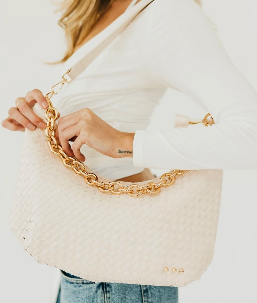 Sienna Slouchy Woven Shoulder Bag