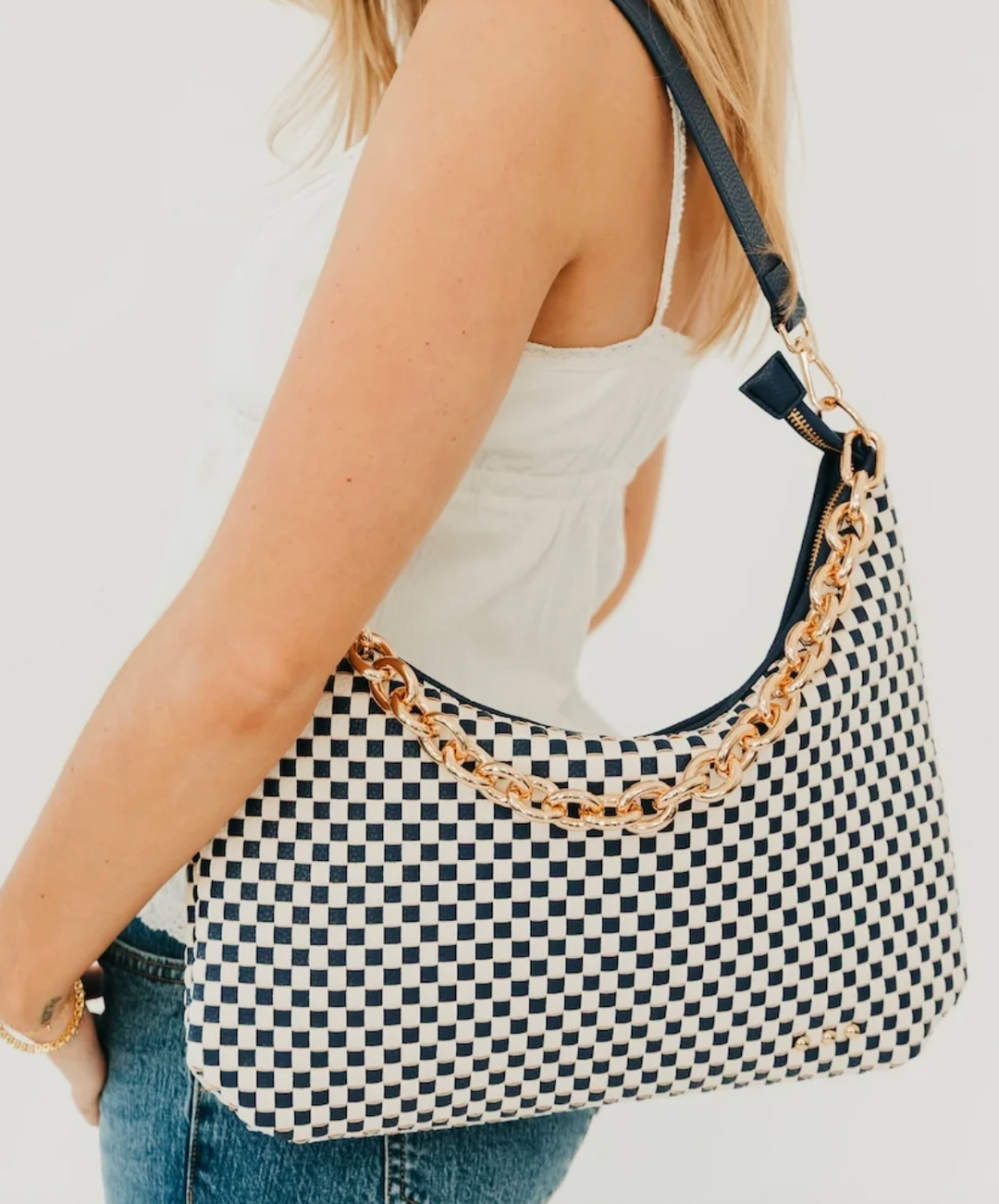 Sienna Slouchy Woven Shoulder Bag