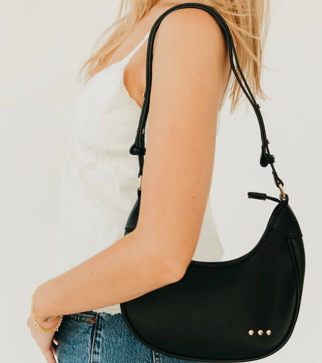 Celeste Crescent Shoulder Bag