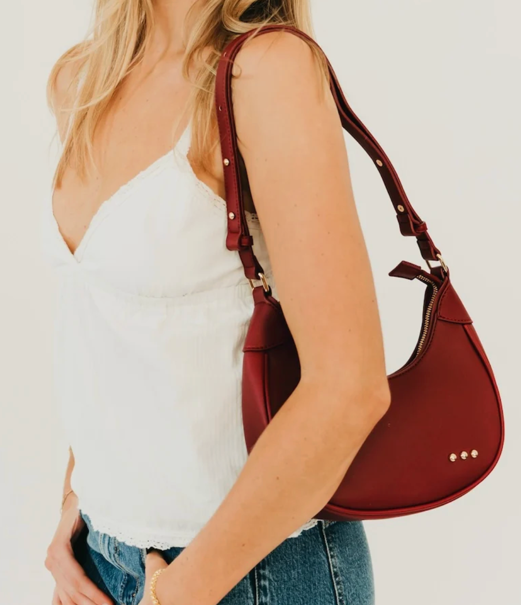 Celeste Crescent Shoulder Bag