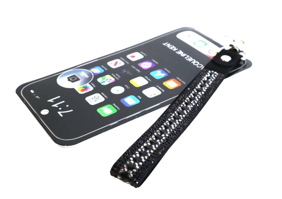 Jacqueline Kent Starry Night Phone Wrist Lanyard – Black