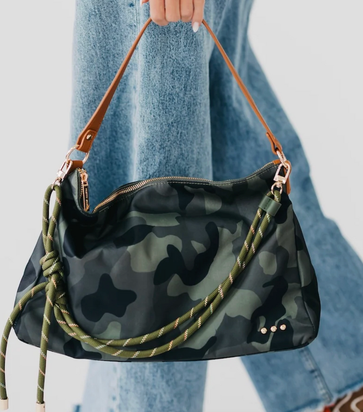 Nikki Nylon Slouchy Shoulder Bag