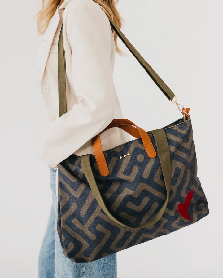 Chelsie Canvas Printed Tote