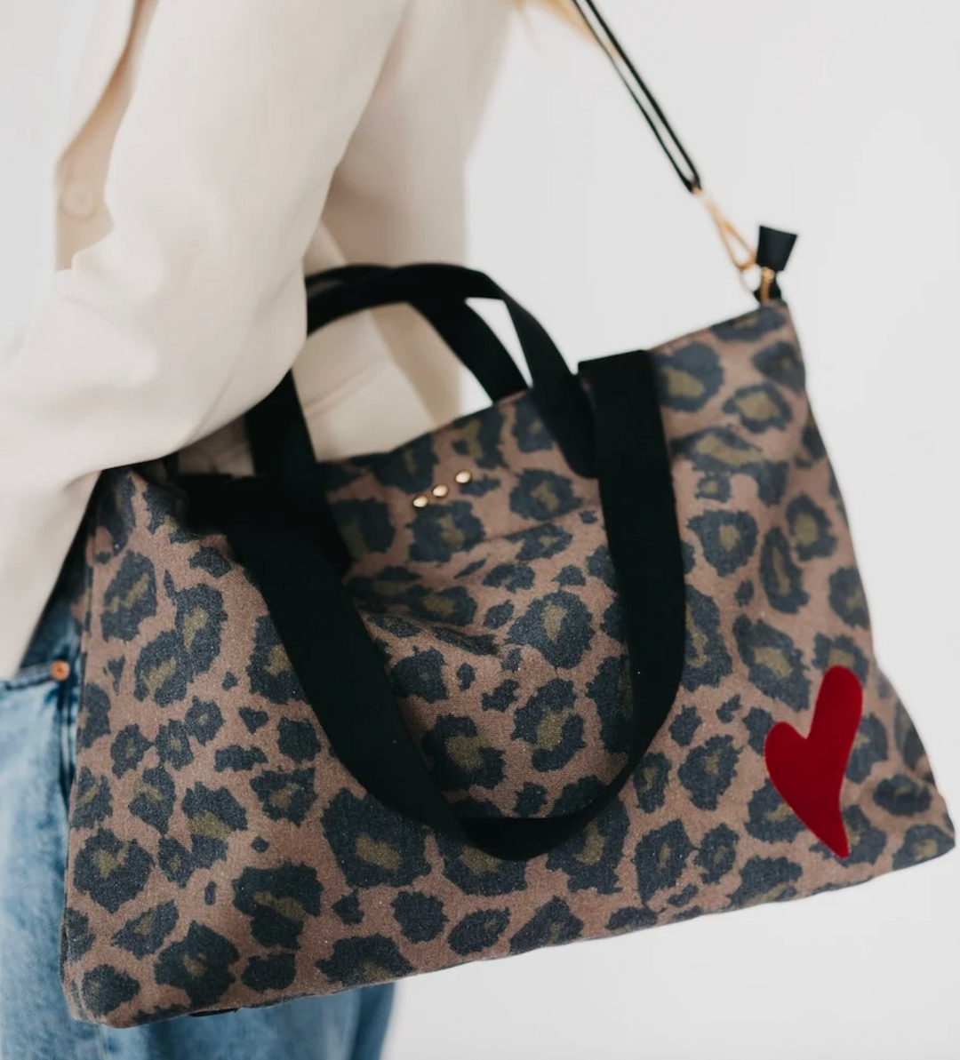Chelsie Canvas Printed Tote