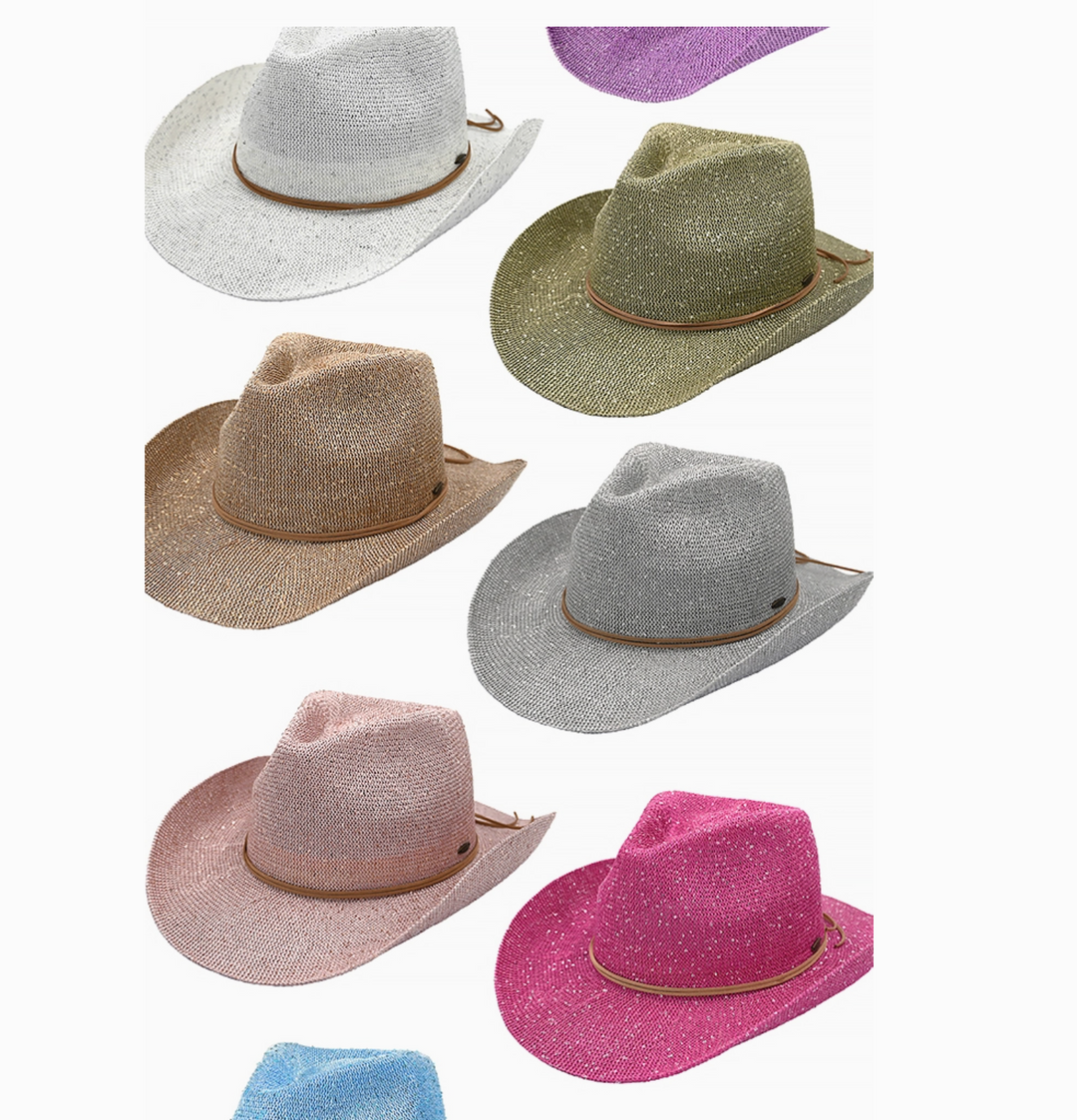 C.C Sequin Cowboy/Cowgirl Hat