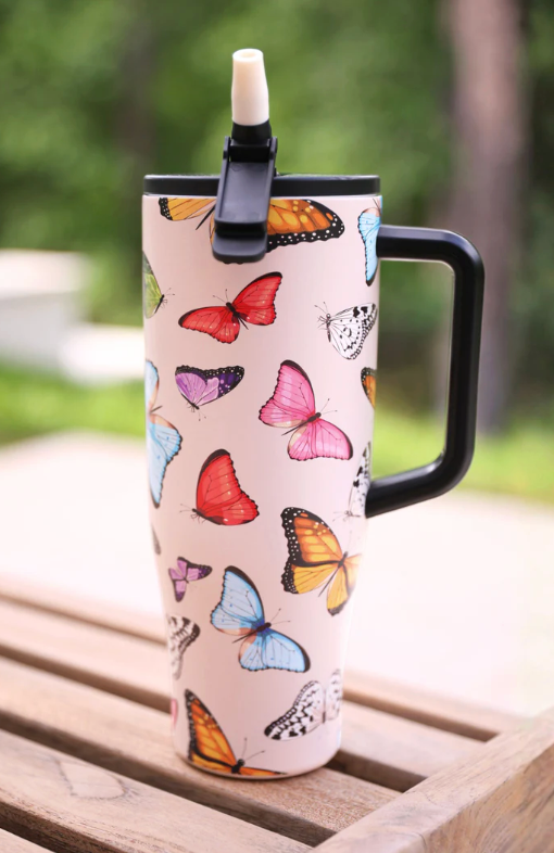 PREORDER- Butterfly Bliss Sleek Tumbler