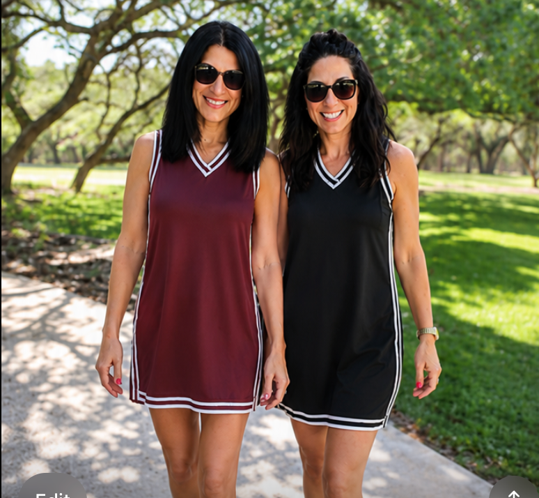 Sideline Tunic Biker Set (4 colors)