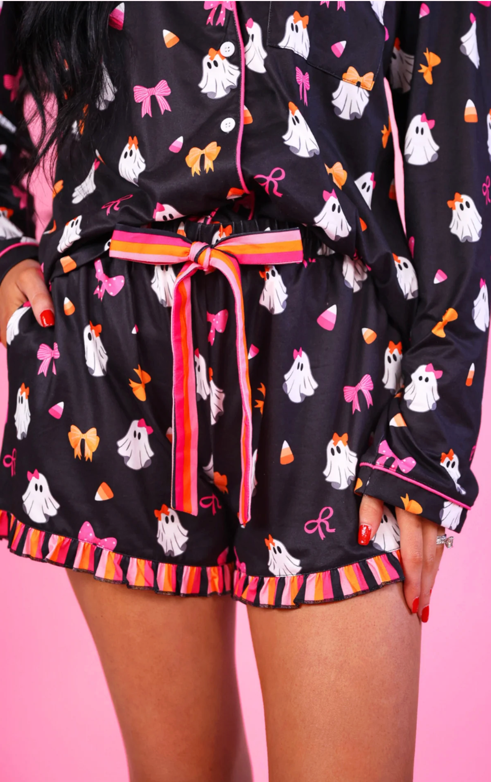 PREORDER- Boo-tiful GiGi Ruffle Pajama Set