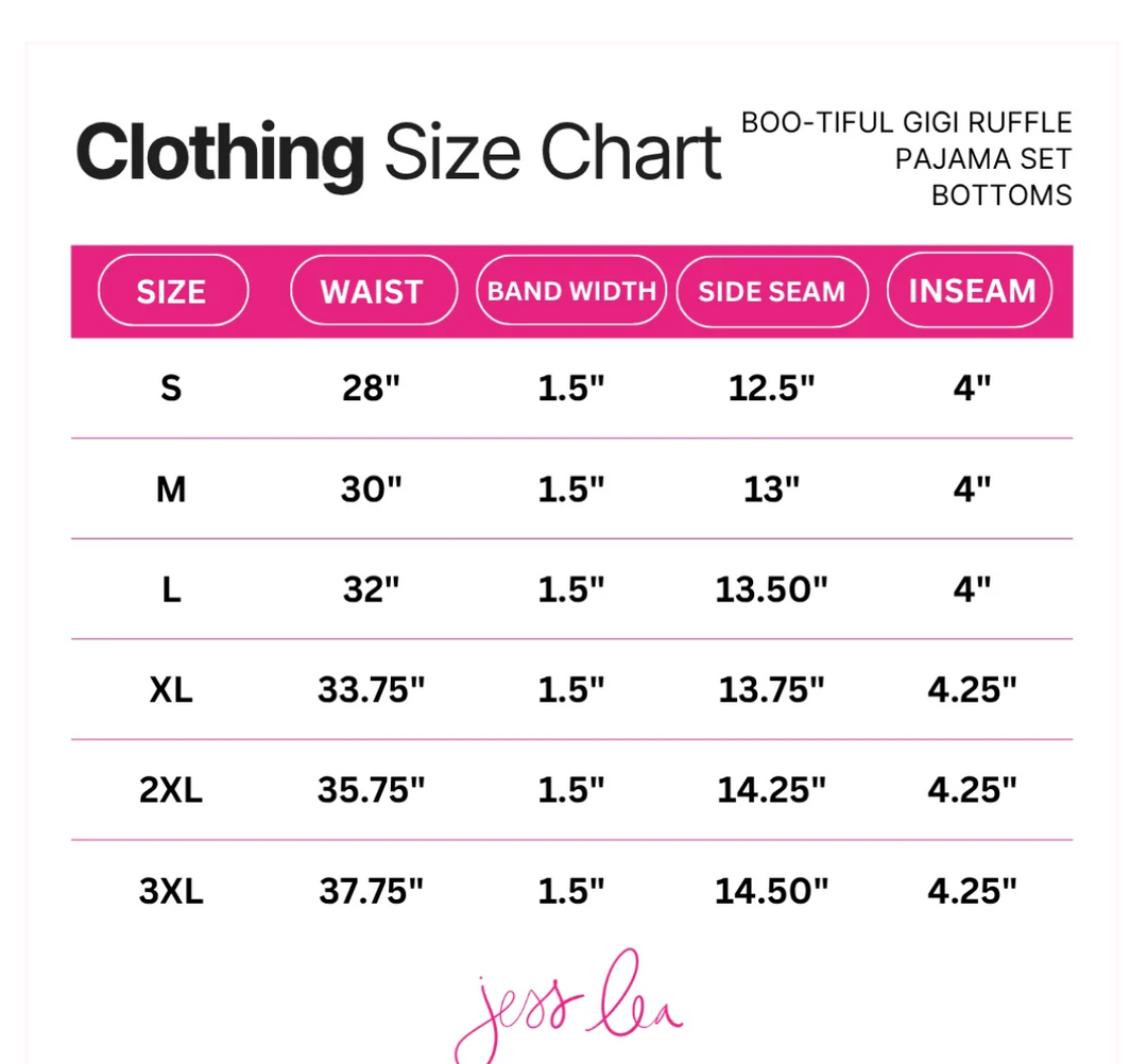PREORDER- Boo-tiful GiGi Ruffle Pajama Set