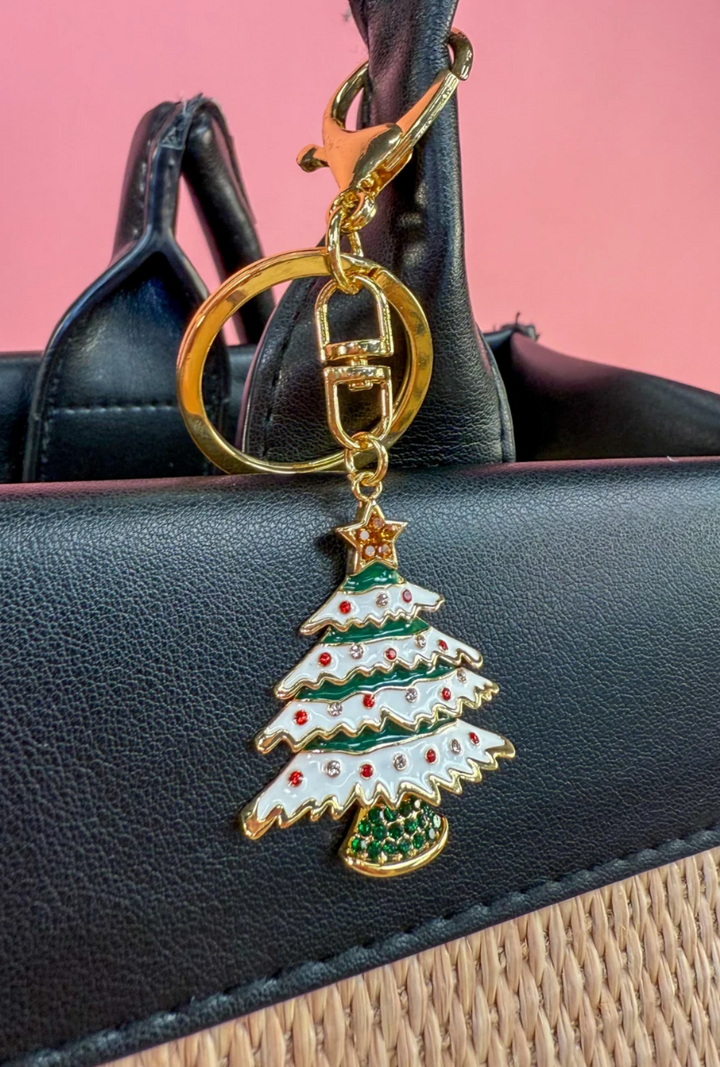 Festive Fir Bag Charm