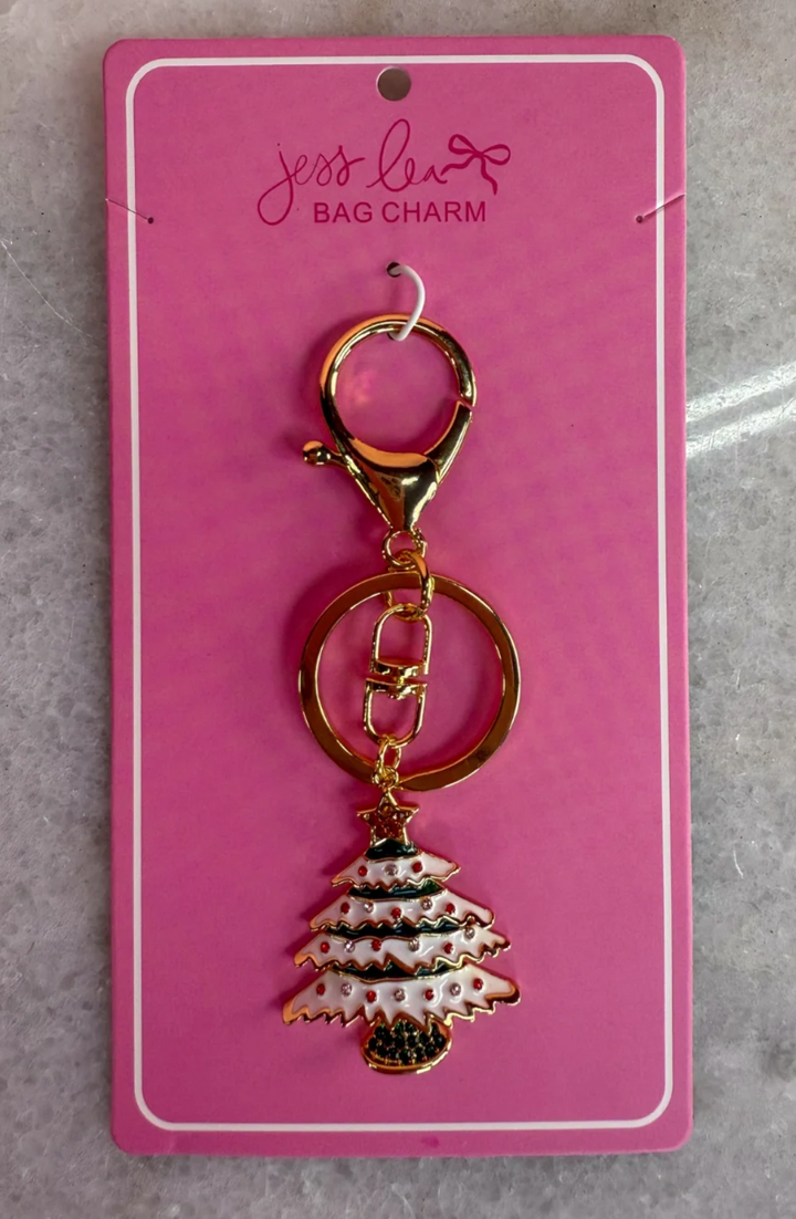 Festive Fir Bag Charm