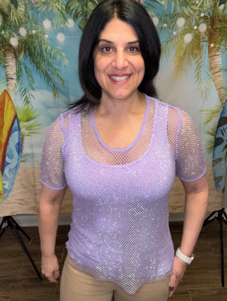 Lavender Luxe Linda AZI Top
