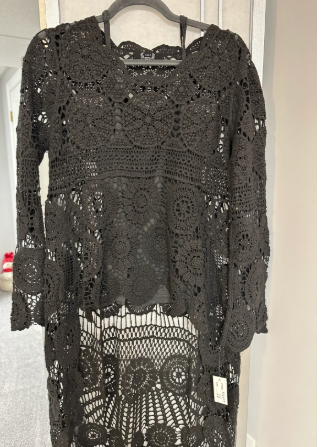 Beth AZI Crochet Hi-Low Tunic